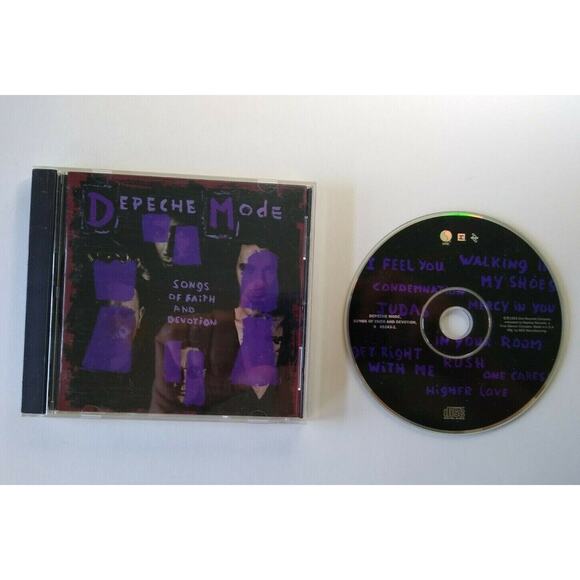 Depeche Mode Songs Of Faith And Devotion CD Album SynthPop Darkwave Electro 1993 - Picture 1 of 3